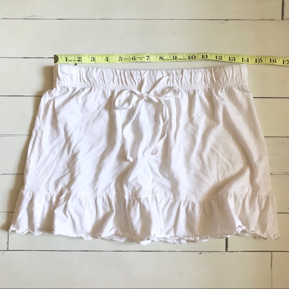 SO White Drawstring Skirt - Picture 2 of 6